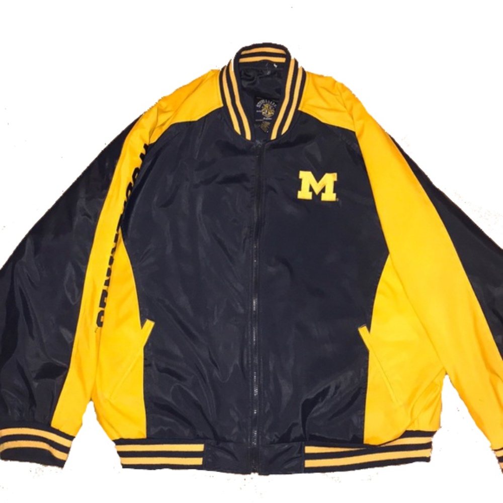 Vintage embroidered Michigan Wolverine Navy Jacket